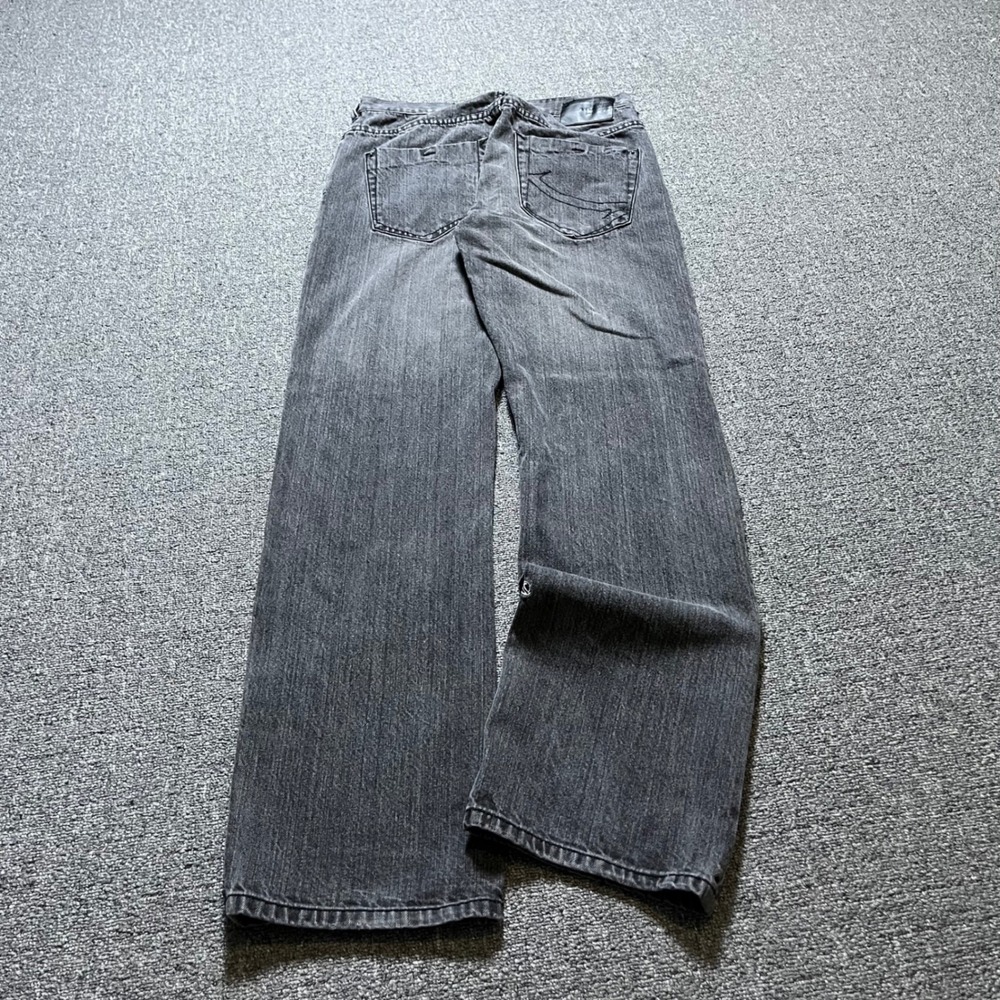 Vintage Lost Enterprise Skate Jeans 31 Black Faded Straight Leg Y2K 90s Jeans
